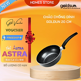 Mua Chảo Chống Dính Đáy Lòng Sâu GOLDSUN GPA1005-20 Đường Kính Đáy 20 Cm Công Nghệ Chống Dính Mỹ- Hàng Chính Hãng