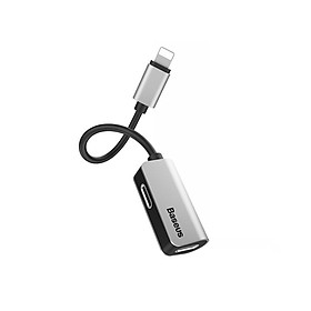 Mua Bộ chuyển đổi Baseus chân Lightning sang 2 Lightning vừa nghe nhạc sạc pin đồng bộ dữ liệu tốc độ cao cho iPhone/iPad - Hàng chính hãng