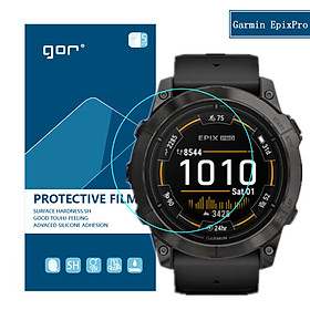 Mua Miếng Dán Màn Hình GOR Trong Suốt Dành Cho Đồng Hồ Garmin Epix Pro Gen 2 - Hàng Chính Hãng (Bộ 5 Miếng)