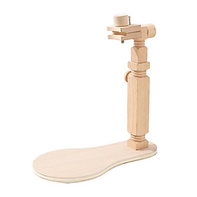 Adjustable Wood Cross  Rack Embroidery Lap Stand Holder for Sewing