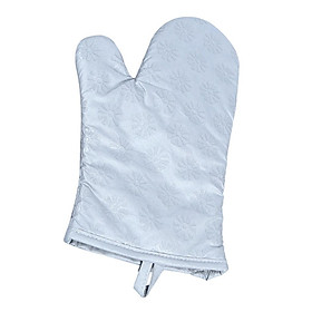 Resistant Silicone Oven Mitts With Non- Oven Gloves For Cooking -Gray