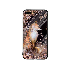 Ốp Lưng Kính Cường Lực Cho Điện Thoại Iphone 7 Plus / 8 Plus - Fox 06
