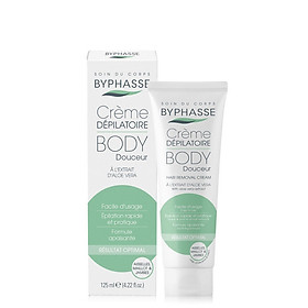 Kem tẩy lông lô hội Byphasse 125ml- màu xanh