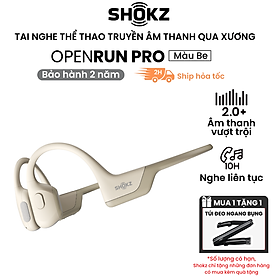 Mua Tai Nghe Bluetooth Thể Thao Truyền Âm Thanh Qua Xương SHOKZ OPENRUN PRO S810 - Hàng chính hãng - Sạc nhanh Thời lượng Pin 10 tiếng - Kháng nước IP55