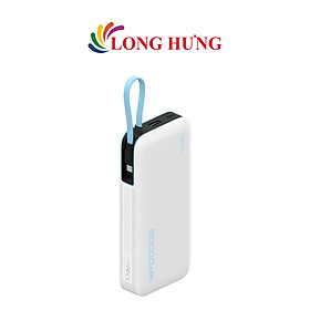 Sạc dự phòng Cuktech Power Bank Built-in USB-C Cable 1Type-C 55W 20000mAh CP25 PB200N - Hàng chính hãng