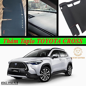 Thảm Taplo Toyota Colora Cross Da Vân Carbon Cao Cấp, Chóng Nóng Xe, Phản Chiếu Ánh Nắng