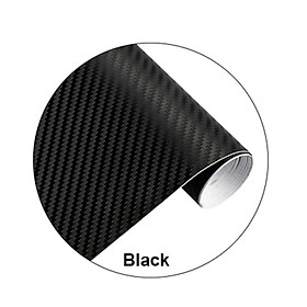 Car Decal Car Sticker Black Carbon Fiber DIY Wrap Paper