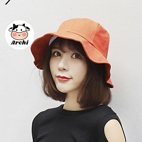 Mũ bucket ulzzang vành lượn sóng