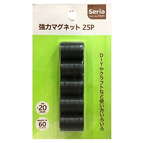 Nam châm SERIA đường kính 2cm (25 cái) 