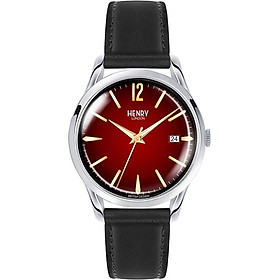Đồng Hồ Dây Da Bò Henry London HL39-S-0095 Chancery (38.5mm) - Đen + Dịch Vụ Khắc Tên