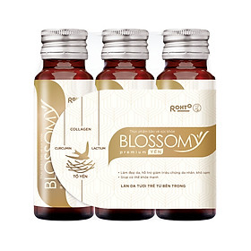 Thực phẩm collagen uống tổ yến Blossomy Premium lốc 03 chai x 50ml