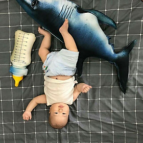 Mua gối ôm 3d cá mập 90cm