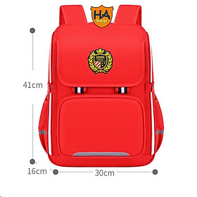 Balo đi học kích thước 41x30x16cm phong cách Anh HA1021 dành cho học sinh lớp 4,5,6