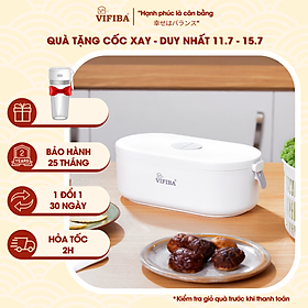 Mua Hộp Cơm Cắm Điện Văn Phòng Hàng Chính Hãng VIFIBA Hâm Nóng và Giữ Nhiệt  có 3 Ngăn  Tay Cầm Dễ Mang Đi
