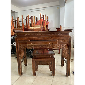 Mua Bộ Án gian thờ đẹp hiện đại  bộ thờ gỗ tràm   bàn thờ gia tiên gỗ  bàn thờ bàn cúng gỗ