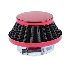 Carburetor intake Air Filter 35mm 1.38inch for 49CC 2 Stroke Motorcycle Red