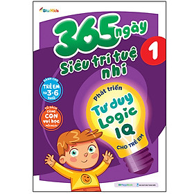 Sách 365 ngày siêu trí tuệ nhí - Phát triển tư duy logic IQ cho trẻ em 1
