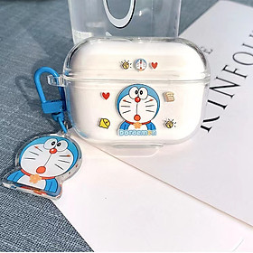 Mua Case TPU dành cho Airpods 1 2/ Airpods Pro/ Airpods 3 Doremon Kèm Khóa Treo- Hàng chính hãng