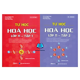 Sách - Combo Tự học Hóa học lớp 11 - Tập 1 + 2 (Moon)