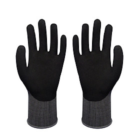 Găng Tay Làm Vườn Chống Mài Mòn Wonder Grip Vải Nylon Lớp Có Lớp Phủ Cao Su Nitrile