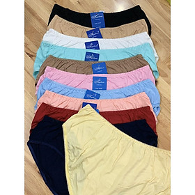 Combo 5 Quần Lót Nữ Cotton Lụa Trơn Big Size Angelavic 295 – Mềm Mịn, Thoáng Mát (XL–4XL)