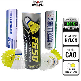 Quả Cầu Lông Nhựa Hộp 6 Quả Thế Hệ Mới Siêu Bền,Đi Đúng Hướng Hàng Việt Nam Đại Nam Sport