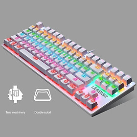K550 Mechanical Gaming Keyboard Wired Keyboard 87 Keys RGB Backlit