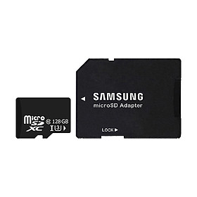 Mua Thẻ Nhớ Microsdxc Noname 128GB UHS-I U3 Hỗ Trợ 4K - Chuyên Dụng Camera IP (Đen) + Tặng Kèm Adapter Samsung Và Hộp Thẻ