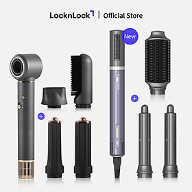Máy sấy tạo kiểu tóc LocknLock 220-240V - Màu tím xám - ENA526GRY - Hàng chính hãng