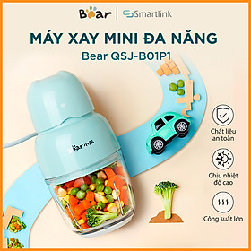 Mua Máy Xay Thực Phẩm Đa Năng Mini  Xay Đồ Ăn Dặm Cho Bé Bear QSJ-B01P1 300ml - Hàng chính hãng