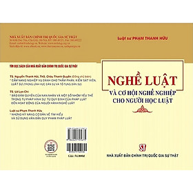 Nghề Luật và cơ hội nghề nghiệp cho người học luật