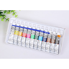 Màu acrylic hộp nhỏ 12 màu Baroco