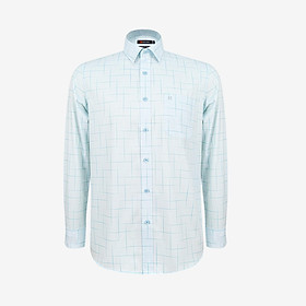 Áo sơ mi nam KHATOCO Tailor Fit dài tay A1MD568T1-CNCR825-2709-D