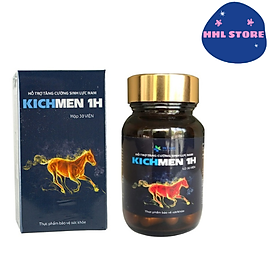 Viên Sinh Lý Kichmen 1H - Giúp Đánh Thức Bản Lĩnh Phái Mạnh Hộp 30 Viên