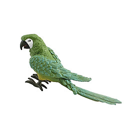 Simulation Parrot Ornament Lifelike Artificial Parrot Crafts Fake Parrot Decor Model for Outdoor Lawn Porch Housewarming Gift
