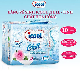 Băng vệ sinh icool chill hoa hồng 10 miếng