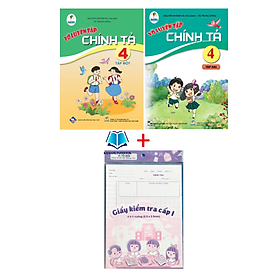 Sách - Combo Vở luyện tập chính tả 4 - tập 1 + 2 ( cánh diều )