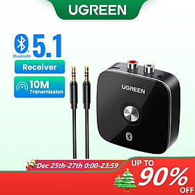 Thiết bị nhận Bluetooth 5.1 Ugreen 40759 dùng cho Loa, Amply