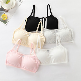 Mua Combo 5 Áo Lót Học Sinh Tuổi Dậy Thì Cấp 1, 2, 3 - Vải Cotton Tăm Mềm  Mát Thoải Mái - Phù Hợp Với Các Bạn Nữ Dưới 53Kg Tại Yên Phúc | Tiki