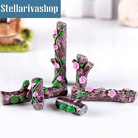 Mua Tiểu Cảnh - Gốc cây hoa làm tiểu cảnh terrarium/ mô hình trang trí quà tặng trang trí