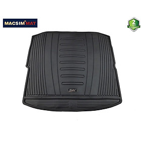 Thảm lót cốp xe ô tô Audi A3 2014 - 2020 nhãn hiệu Macsim 3W chất liệu TPE cao cấp màu đen