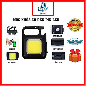 Móc khóa có đèn pin siêu sáng cao cấp/ Móc chìa khóa đa năng có đèn pin led siêu sáng 3 chế độ