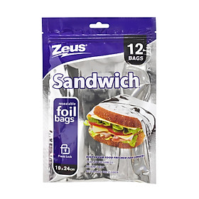 Túi zip đựng Sandwich và thức ăn 12 cái BC0504