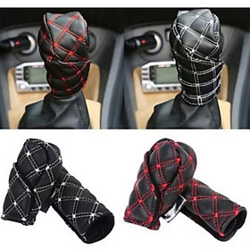 1 BỘ CHÙM ĐẦU CẦN SỐ ỐP TAY PHANH XE HƠI ÔTÔ TRANG TRÍ CỰC ĐẸP 