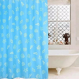 Mua Rèm Phòng Tắm họa tiết Vỏ Sò dày