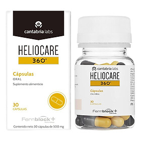 Viên Uống Chống Nắng Heliocare 360 Oral Hỗ Trợ Chống Ánh Sáng Xanh  Hộp 30