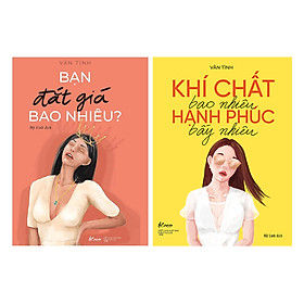 Hình ảnh Combo Bạn Đắt Giá Bao Nhiêu + Khí Chất Bao Nhiêu - Hạnh Phúc Bấy Nhiêu (2 Cuốn) (Tặng Kèm Bookmark Sắt)