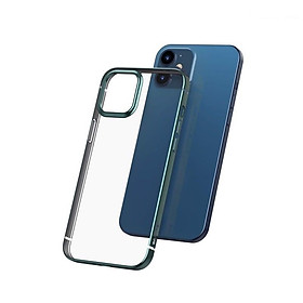 Ốp lưng Silicone dẽo trong suốt viền si màu Baseus Shining Case cho iPhone 12 mini / iPhone 12 / iPhone 12 Pro / iPhone 12 Promax_Hàng Nhập Khẩu