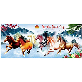 Tranh thêu Mã đáo thành công - LV3151