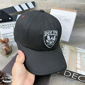 Nón kết, mũ lưỡi trai Cảnh sát Mĩ Police phối vải kaki form chuẩn thời trang cao câp